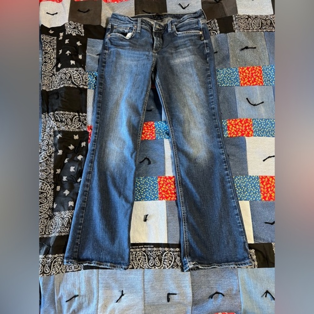 Silver Jeans Blue Straight Leg Denim